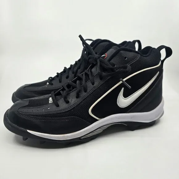 Nike | Shoes | Nike Black White Land Shark Football Cleats  display picture 1
